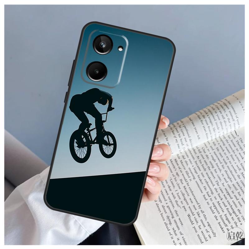 

BMX Bike Extreme Sport For Realme C53 C55 C75 C71 C61 C33 C63 C51 C65 C67 11 12 13 14 Pro Plus GT6 GT7 15 Pro Case Realme 12 Pro