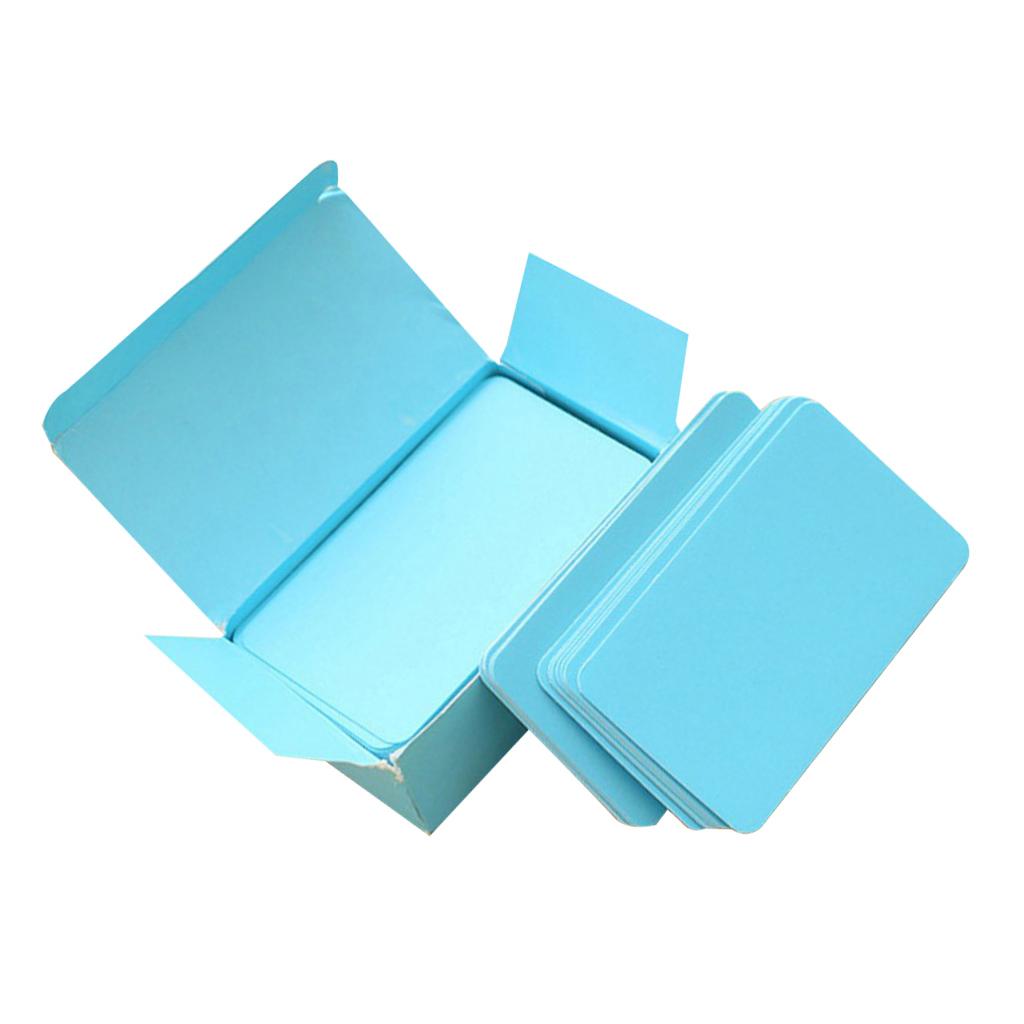 Color Blank Note Index Card Reusable Paper Flash Cards Creative Invitation Card for Holiday and Birthday Events
