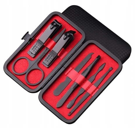 Professional 8-in-1 stainless steel pedicure set