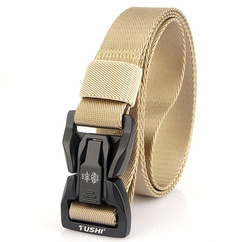 

Quick-release Buckle Work Training Belt Casual Unisex 125cm хакі