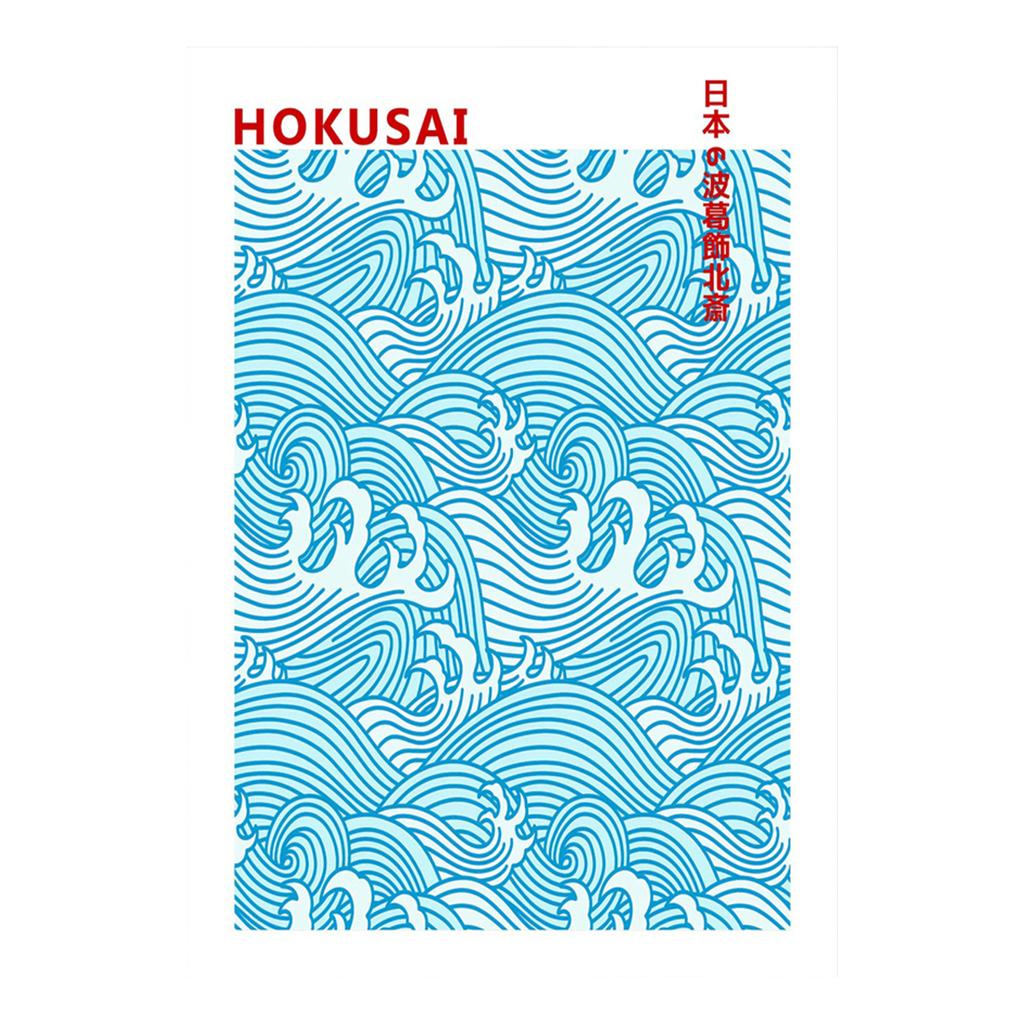 The Great Wave Off Kanagawa Poster Mt Fuji Print Wall Art Picture Vintage Japanese Artwork Canvas Paintings Home Wall Decoration