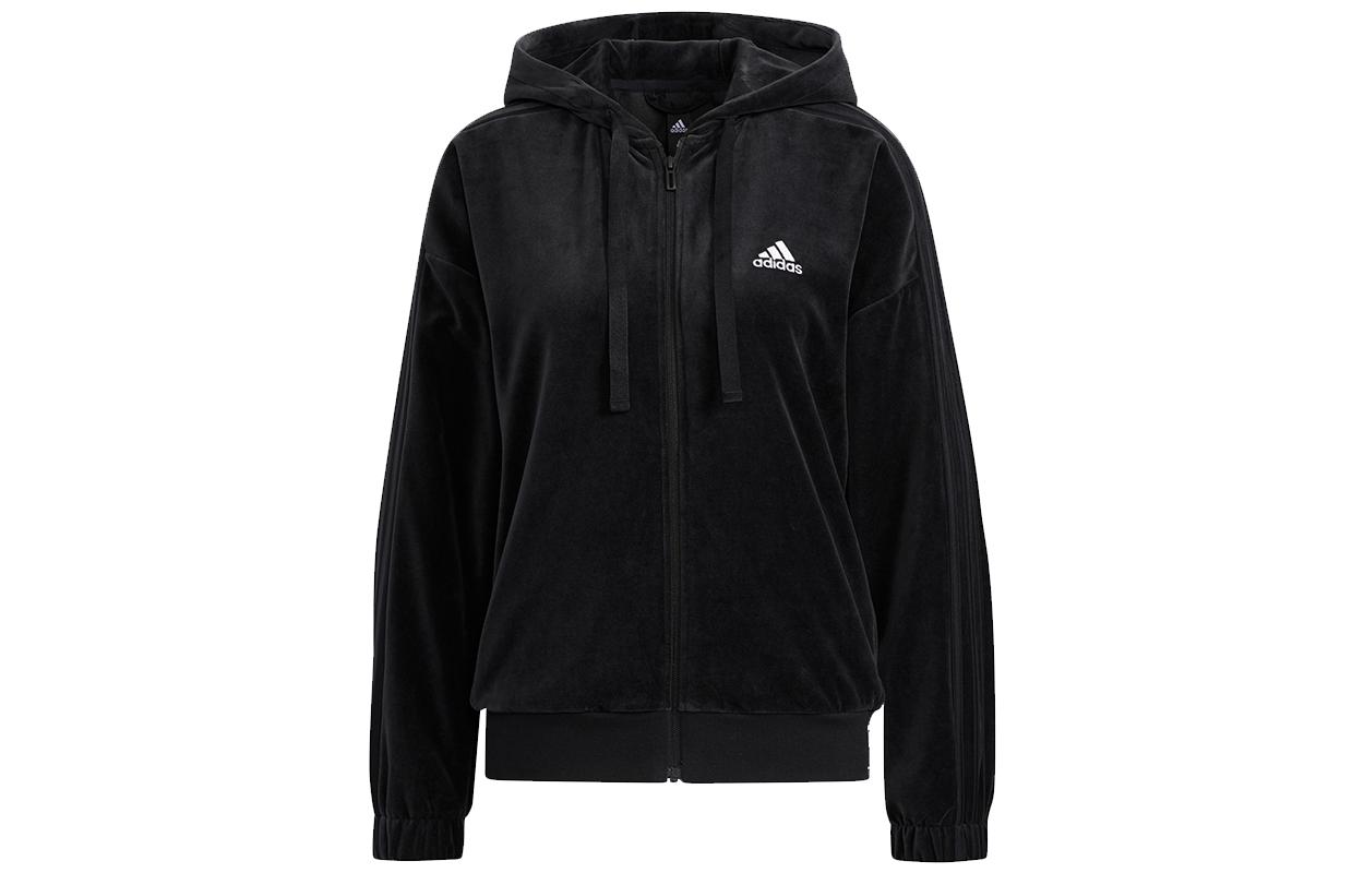 Adidas Velvet feel Coat Women s Black HG1845 S