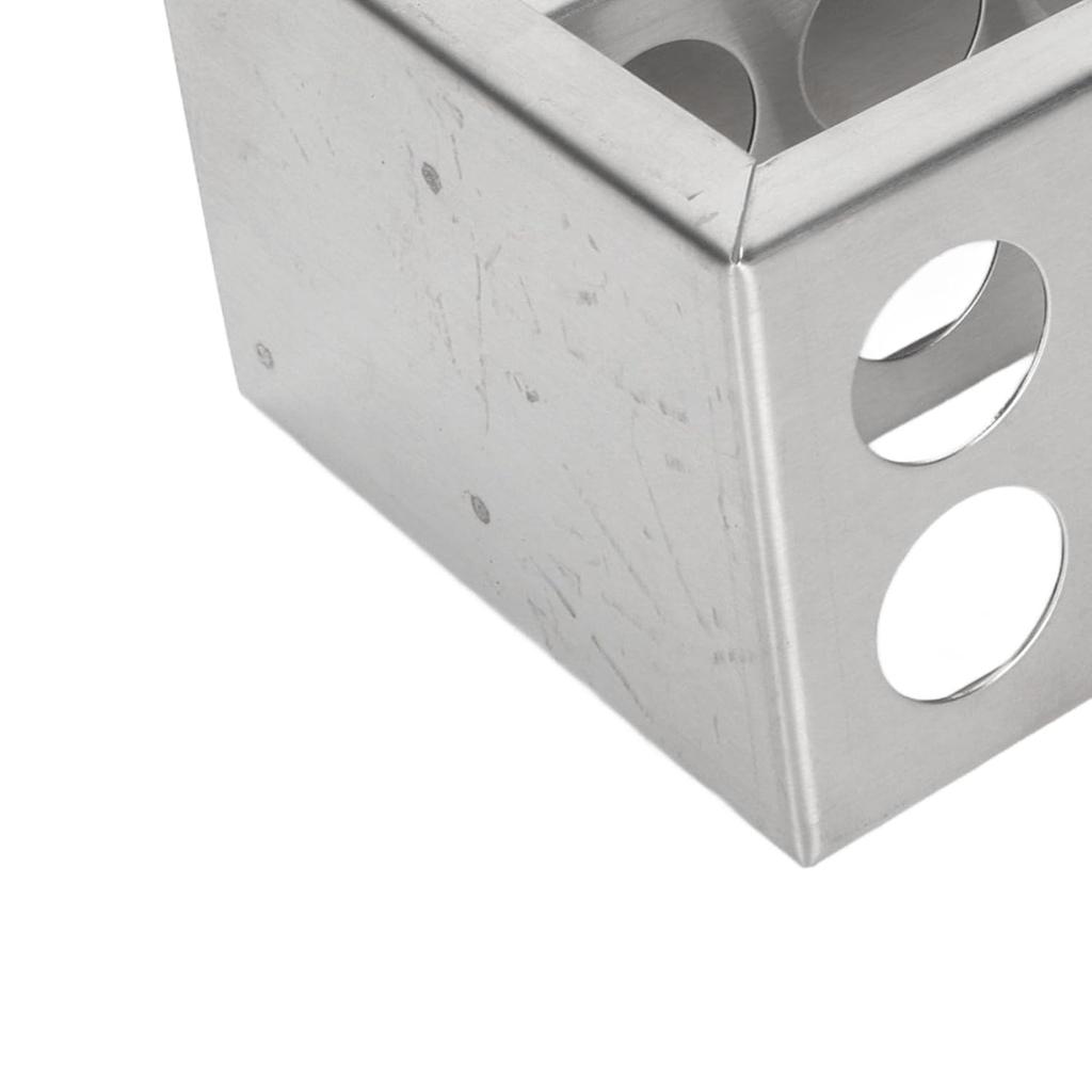 Test Tube Rack, 12 Holes 0.75in 3 Tiers Metal Test Tube Rack Stainless Steel Centrifuge Tube Holder for Laboratory School Scientific Experiments