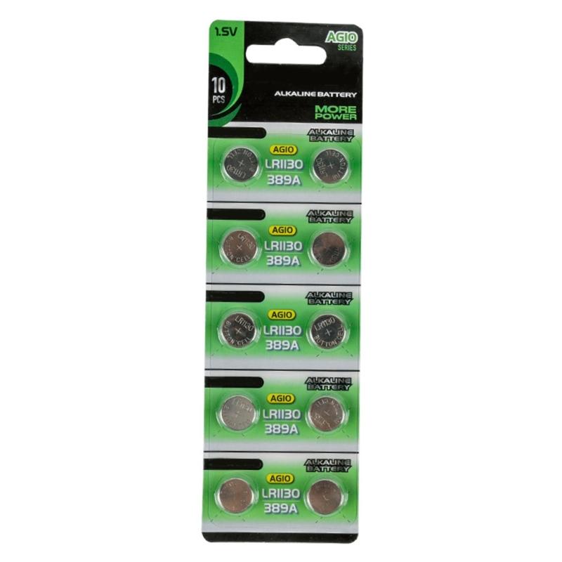 Pack Of 10/20 AG10 LR1130 Button Batteries 1.55V Alkaline Batteries Button Coin Batteries For Remotes Control Watches