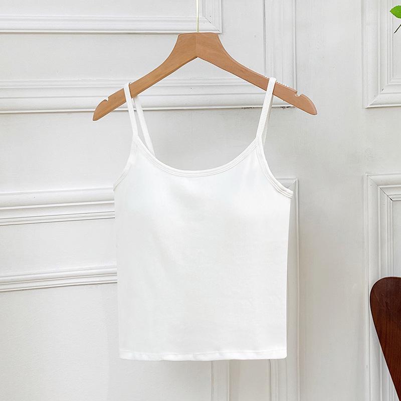 

Женская майка 2025: Скрывает подмышечный жир, Чашечки с подкладкой, Защита от выпирания, Майка-топ с красивой спиной Free Size белый