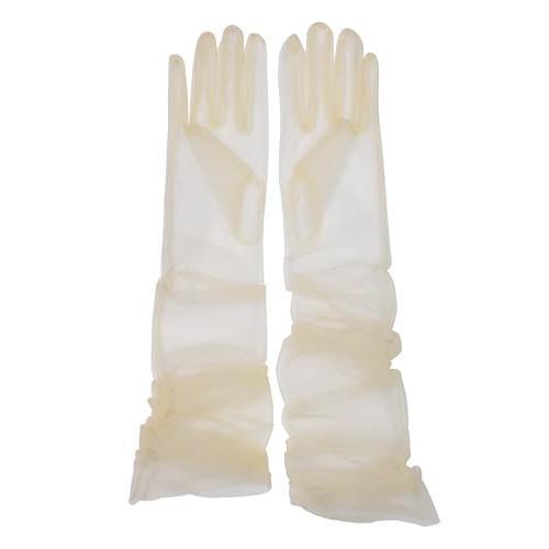 Meier New women s wedding gown tulle gloves - long opera gloves One Size шампанского