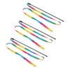 Ribbon Cat Wand Colorful Boredom Relief Funny Interactive Cat String Stick Toy for Kittens 3pcs