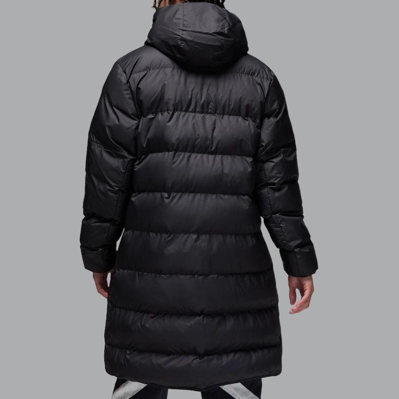 Jordan Paris Saint-Germain Strike Windrunner Storm-FIT Hooded Warm Waterproof Long Sleeve Parka Men Outerwear Black Rust-Pink FV3550-011