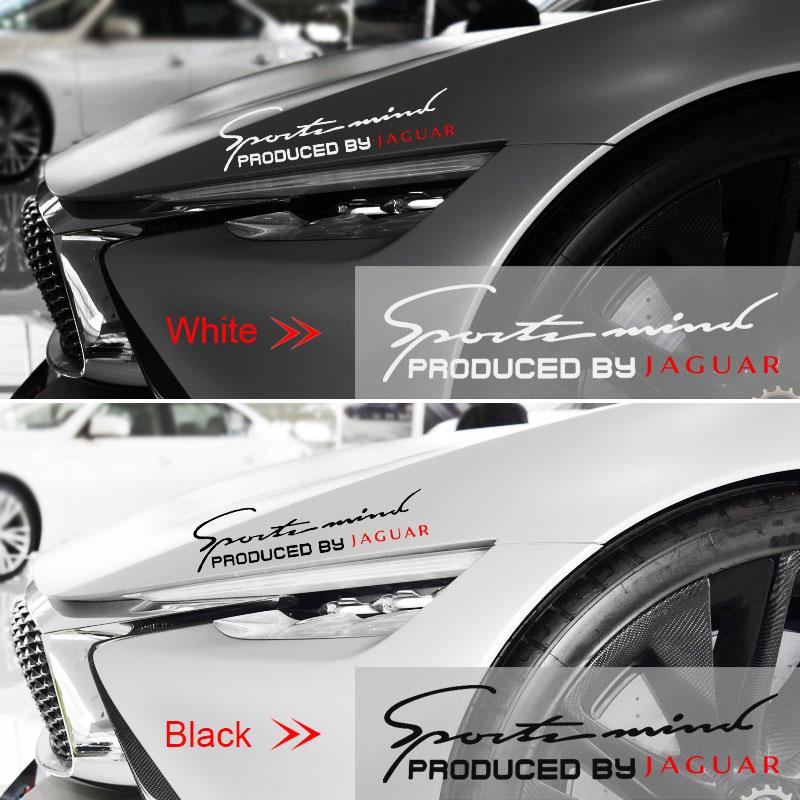 Decalque Decorador Sobrancelha Farol Dianteiro de Carro 3D Capô do Motor Design Esportivo Para Jaguar XF XJ XE S-Type F-Type X-Type F-Pace I-Pace E-Pace XFR XKR