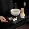 Traditional Bamboo Ceramic Japanese Matcha Tea Set Ceramic Bowl Bamboo Matcha Whisk and Tea Scoop Tea-making Tools Accessories