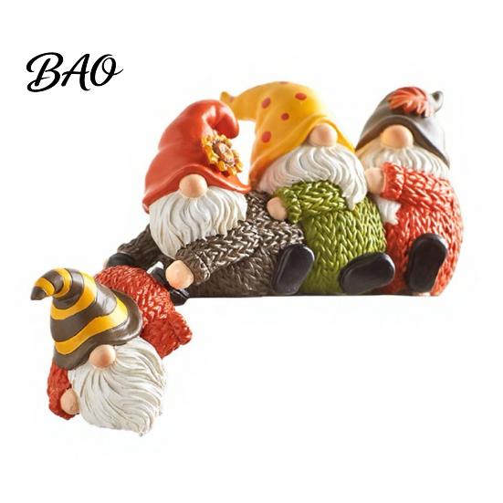 Indoor Festive Window Displays Christmas Table Edge Sitter Figurine, Tug of War Hanging Character Decor, Snowman Humorous Xmas Party Favors