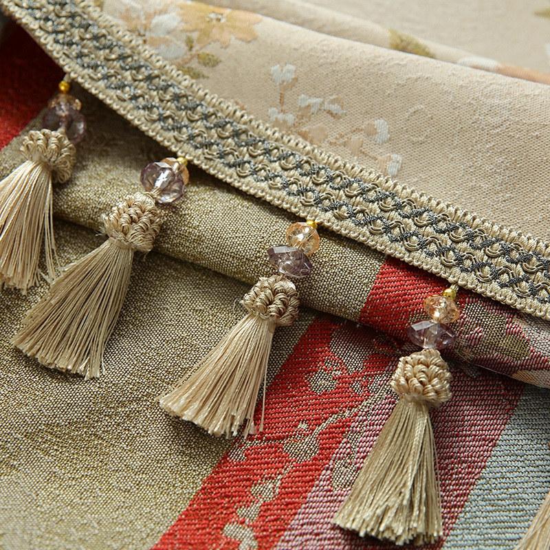 Fata De Masa Florala Eleganta Masa Rotunda Cu Cicuri Jacquard Husa Masuta De Cafea Pentru Petreceri Decor Interior