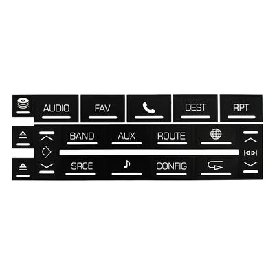 Radio Worn Button Repair Decal For Cadillac Escalade Ext Esv 07-13