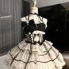Dolce Lolita Abito Nero Donna Casual Y2k Abbigliamento Giapponese Kawaii Vestito Abbigliamento per Feste Serali Vintage Chic Capospalla Estivo Ragazza