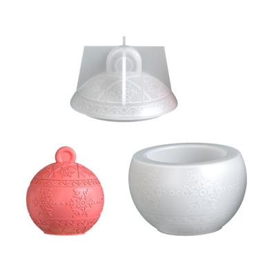 Berries Snowflake Embossed Silicone Mold For Resin Jewelry Storage Jar DIY Craft Handmade Resin Storage Container Molds