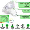 Spot LED - greenandco - IRC 90+ - MR16 GU5.3 - 3W 270lm - Blanc chaud 2700K
