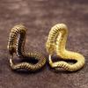 Brass Copper Snake Desk Decorations Home Decor Ornaments Creative Animal Statue Crafts Vintage Miniatures Figurines