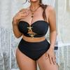 Women's Two-Piece Bikini Set Plus Size Split Swimsuit