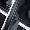 1/4/5Pcs Car Door Sill Scuff Plate Decor Carbon Fiber Stickers For Lexus Fsport UX RX350 RX450h LX600 NX300h GX460 IS300h IS250 OH1
