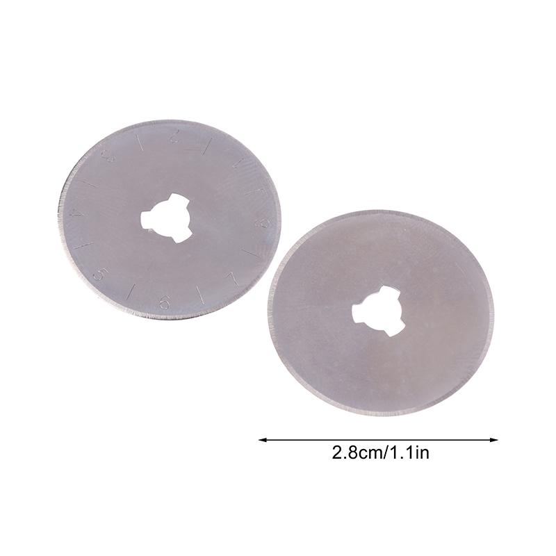 5/10Pcs 28Mm Rotary Cutter Blade Round Quilting Blades Rotary Replacement Cutting Blade For Quilting Fabric Sewing Craft