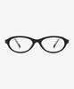Seutailwokeu Black Oval Sw Horn 06 Bk Stylework Eyeglass Frames