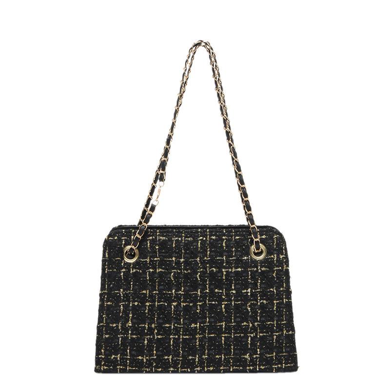 Atmospheric Commuting Fashionable Simple Texture Chain Shoulder Bag Women's 2025 Summer New Foreign Style Underarm Tote Bag