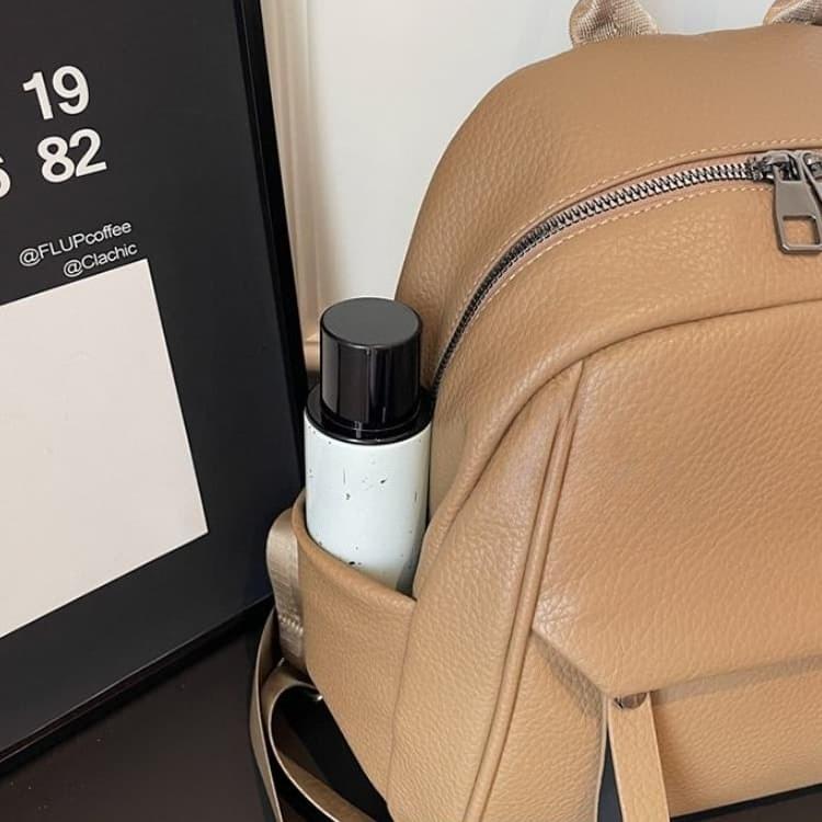 Mini-Rucksack mit Litschi-Muster, lässiger kleiner Rucksack für Damen