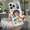 New Great Art Aesthetic David Mona Lisa Soft Clear Phone Case For iPhone 16 14 15 11 Pro Max  X XR XS 7 8 Plus SE 2022Soft Cover