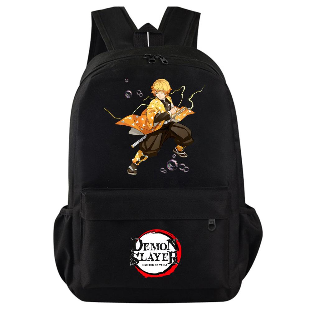 Anime Κινούμενο Σχέδιο Demon Slayer Εκτυπωμένο Σακίδιο Πλάτης Φοιτητική Πολύχρωμη Σχολική Τσάντα Μεγάλης Χωρητικότητας Αδιάβροχη Ταξιδιωτική Τσάντα Mochila Δώρο