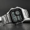   Sport Stainless Steel Men    Water-resistant Digital Backlight Man Wristwatch Male Relogio Musculino Chronograph