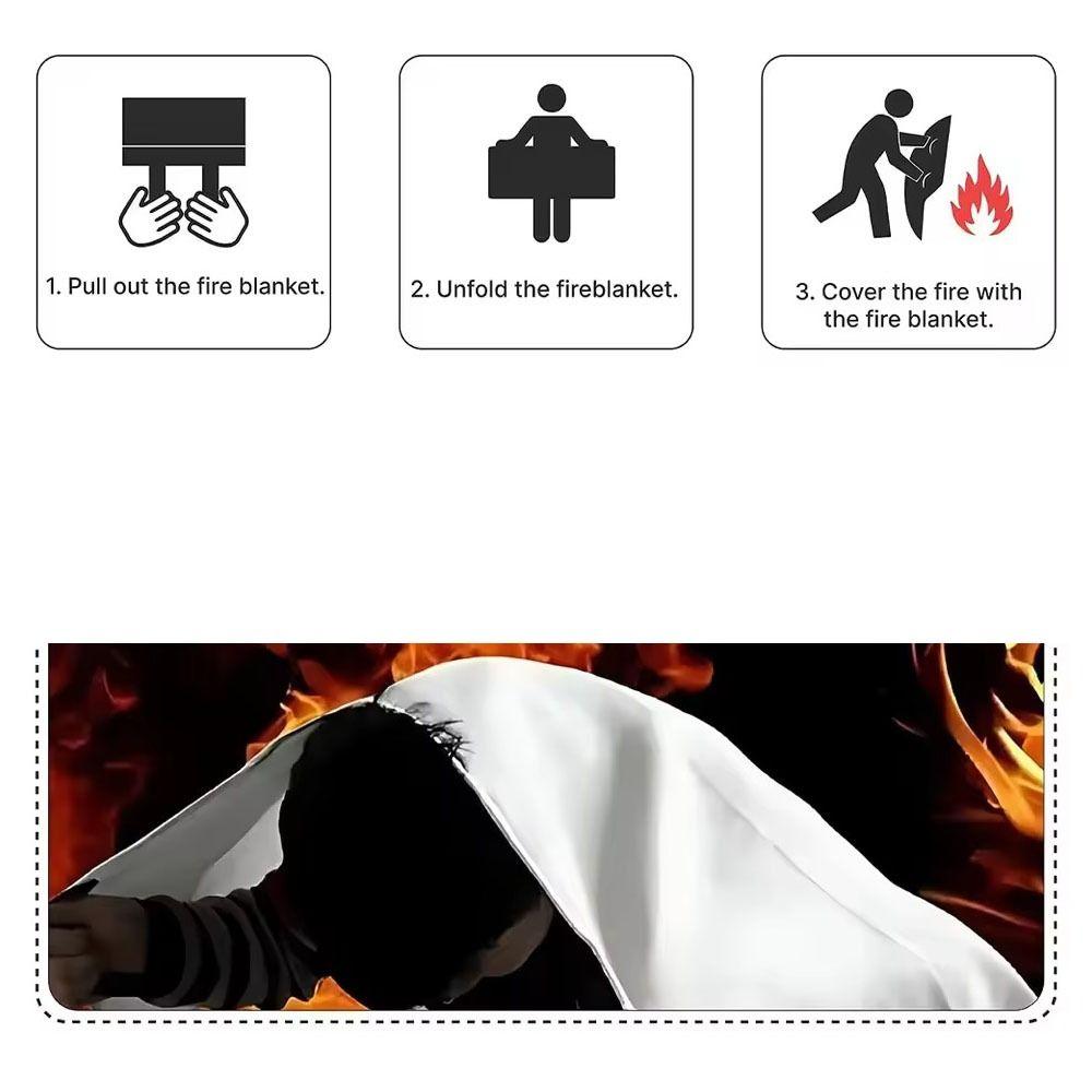 Patvarus Stiklo Pluoštas Atsparus Ugniai Žmonėms Namams Automobiliui Virtuvės Saugumas