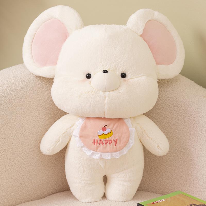 

Кукла-мышка Леле Мяу это сестра оригинальная милая плюшевая игрушка кукла для сопровождения спящего хомяка подарок на День защиты детей 1 июня 30cm/0.2kg