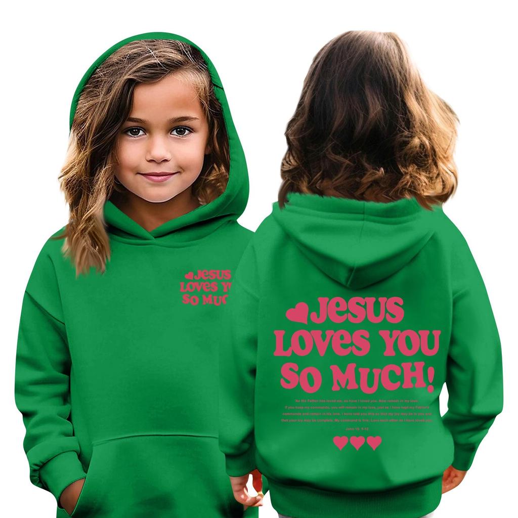 Kinder Hoodie Jungen und Mädchen Mode bedruckt Langarm Kapuzentasche Hoodie