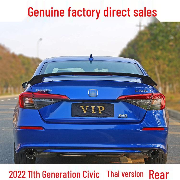 Eleventh Gen 2022 Civic (Thai) Type-R Rear Spoiler Wind Deflector | Non-Destructive Install