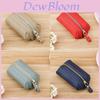 Leather Girls Mini Key Wallet With Zipper Coin Pocket For Daily Use