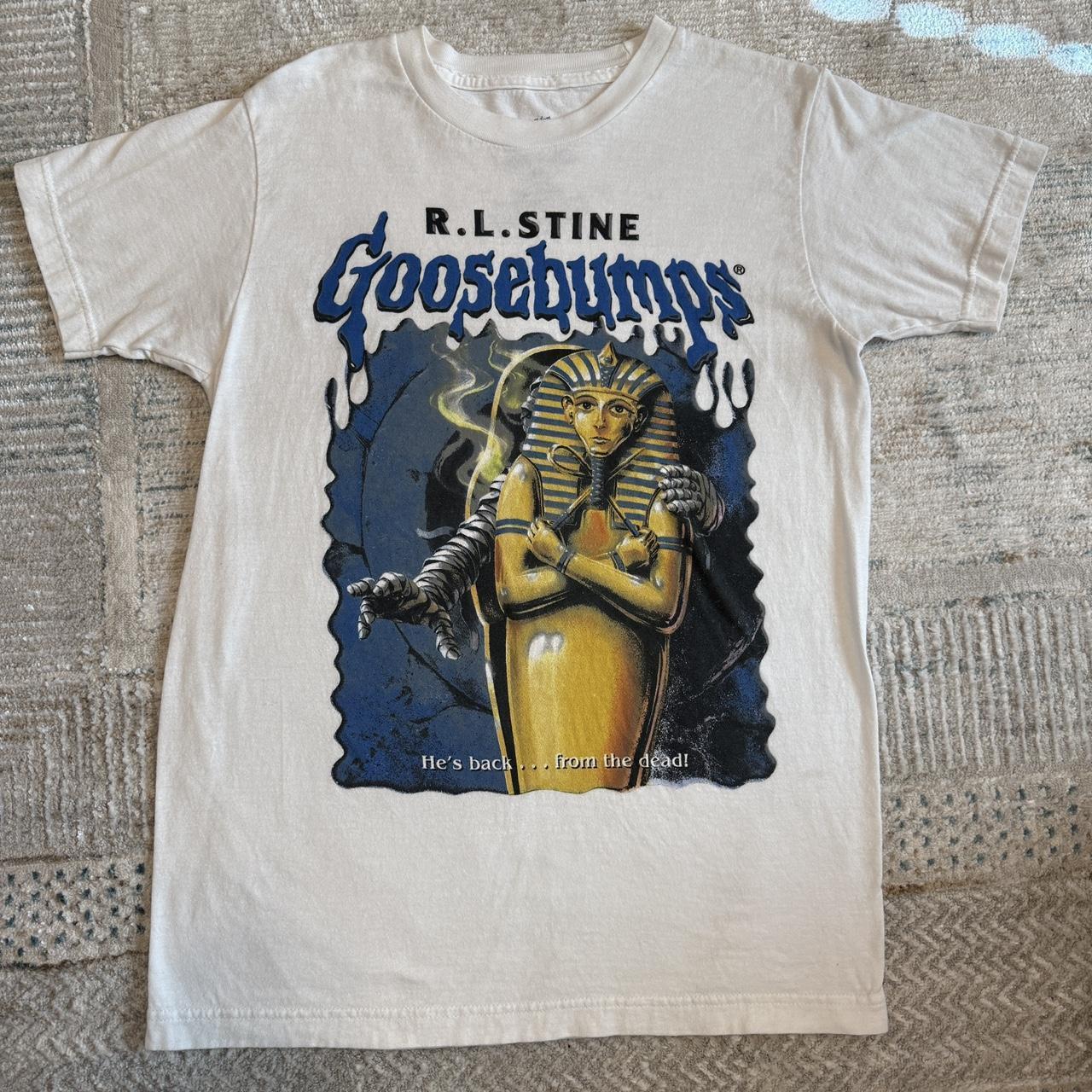 Vintage 90s Goosebumps RL Stine Horror Graphic T-Shirt Tee S-5XL S