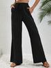 Women Pants Summer Ice Silk Wide Leg Pants High Waist Slimming Loose Straight Trousers Casual Pants