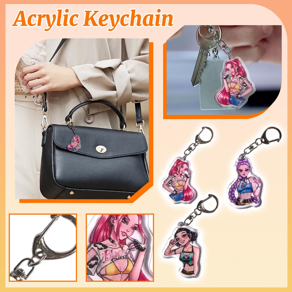 Acrylic Keychain Pendant – Cute Decorative Gift For Student Backpacks