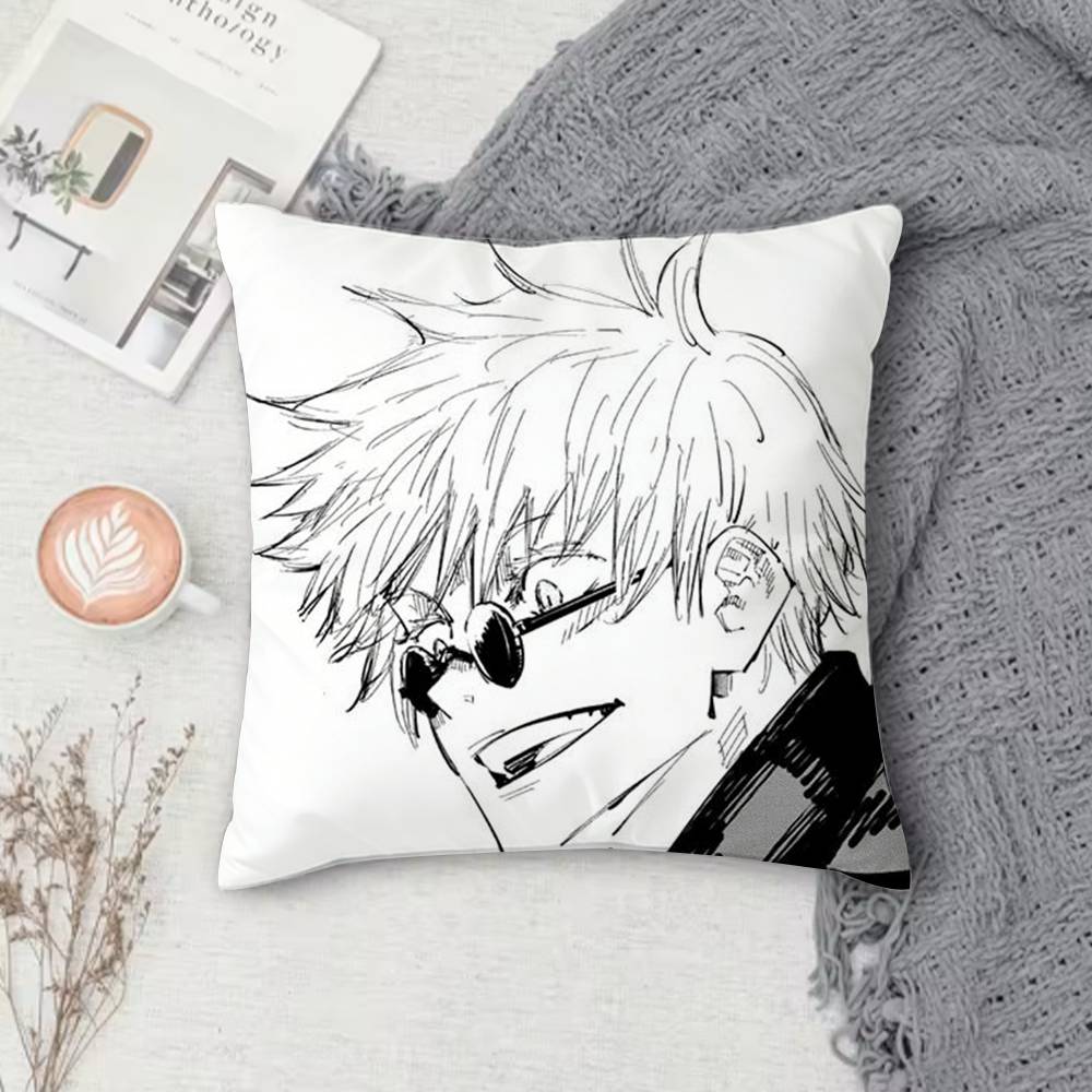

Jujutsu Kaisen Двусторонняя квадратная наволочка Декоративная наволочка для подушки для дивана спальни прикроватной тумбочки 30X30cm