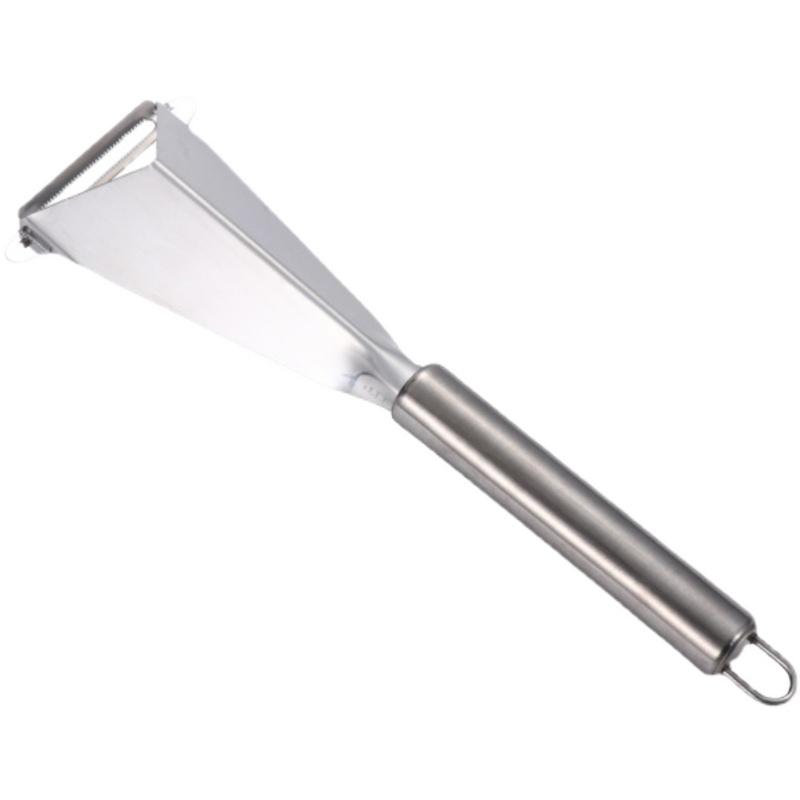 Fruchtschnitzmesser Dreieck Edelstahl Apfel Ausstecher Schälmesser Schaber DIY Obstplatte Schnitzklinge Heimküchenwerkzeuge