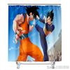 Anime Dragon Ball Burdock Broli Goku Vegeta Iv Bath Shower Curtain Waterproof 3D With Hooks For Kids Bathroom Bathtub Decoration