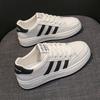 Leather soft-soled white shoes women's shoes spring new versatile board shoes flat casual shoes women's sports shoes