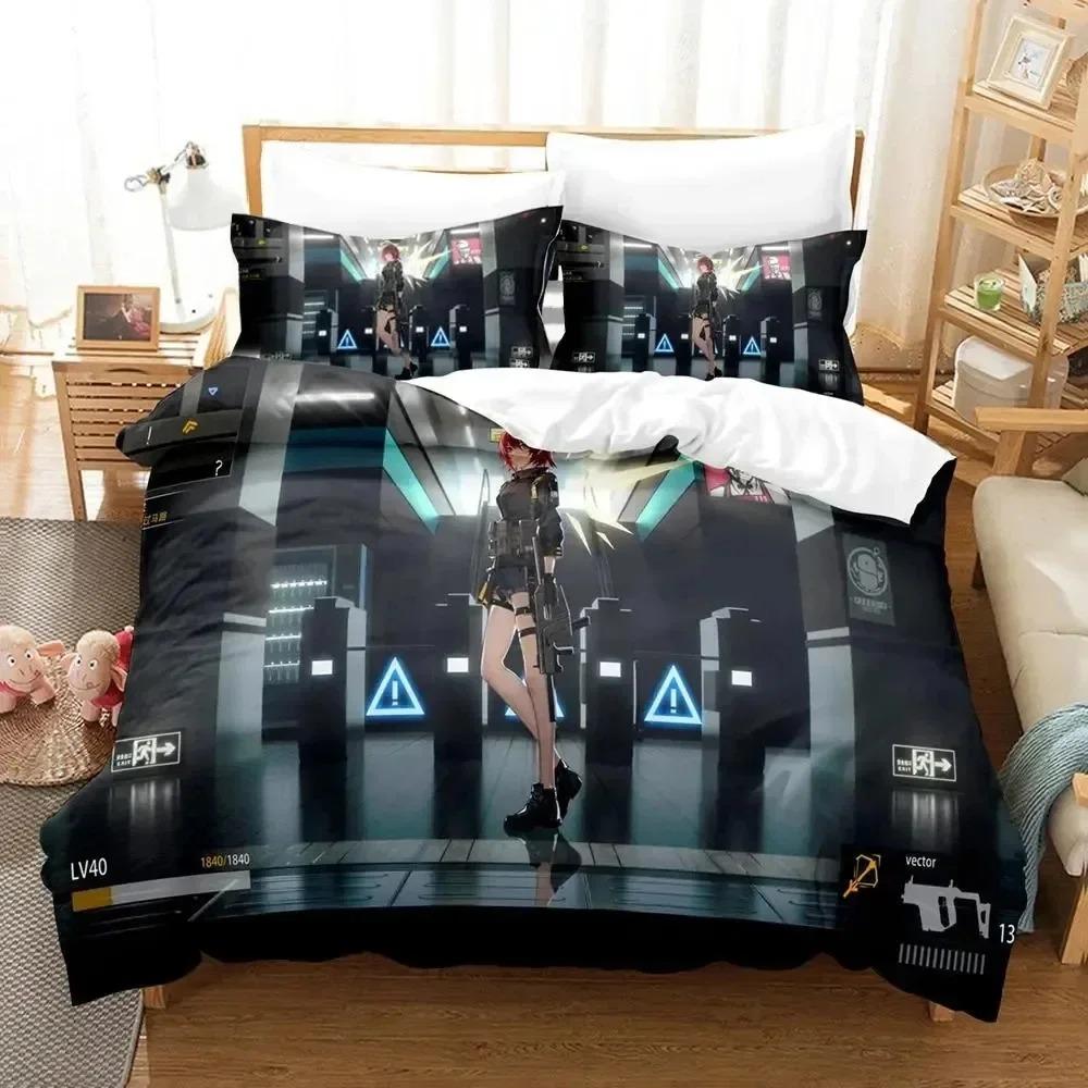3D Print Anime Game Arknights Bedding Collection Duvet Cover Bed Collection Quilt Cover Pillowcase Comforter King Queen Size Boys Adult
