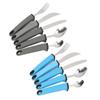 5pcs Adaptive Cutlery Set Anti Shake Adaptive Utensils Set Adaptive Flatware Set with Nonslip Handle