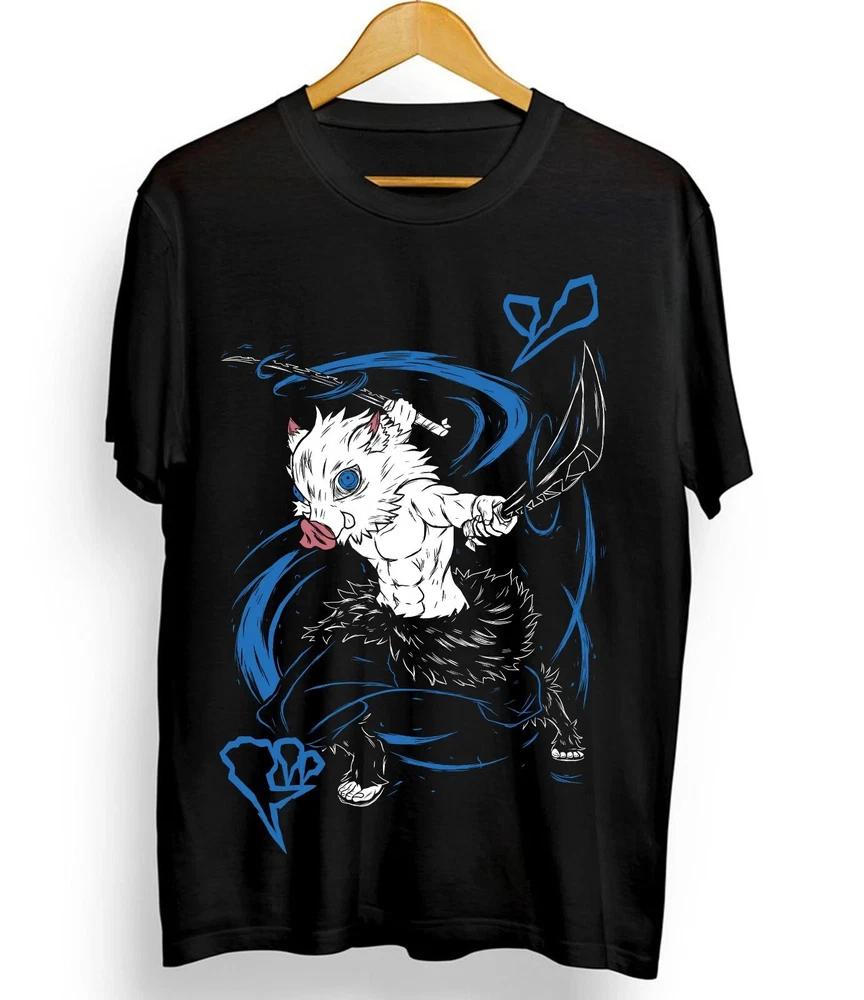Inosuke Tshirt Kimetsu No Yaiba Demon Slayer Anime Girl S
