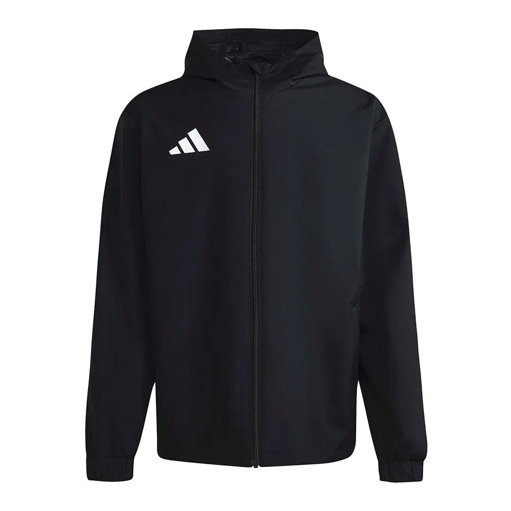 adidas Entrada 26 All Weather Jacket Full-zip Hooded Black