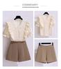 Elegant Summer Two-Piece Wide Shorts Set