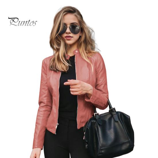 

Женское пальто из искусственной кожи с застежкой-молнией, кардиган с гладкой поверхностью, однотонный, с длинными рукавами, приталенная куртка, повседневная верхняя одежда для поездок на работу, учебы и работы 2XL розовый