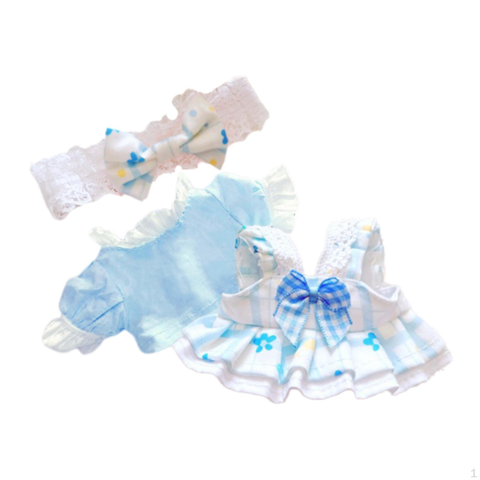 

Кукольное платье, костюм, аксессуары для костюма, модная одежда, одежда для кукол 17 см, мальчиков синий