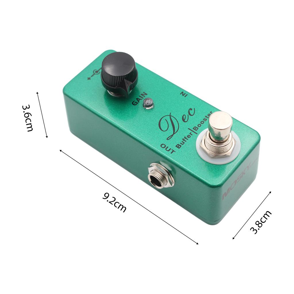 Booster Guitar Pedal Electric Guitar Effect Pedal Mini Single Effect with Clean Boost True Bypass Guitar Accessories